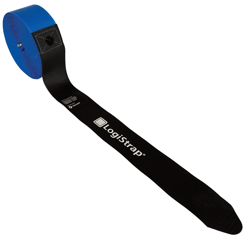 LOGISTRAP® Gurtband der Marke VELCRO® 50x7000mm Schwarz/Blau